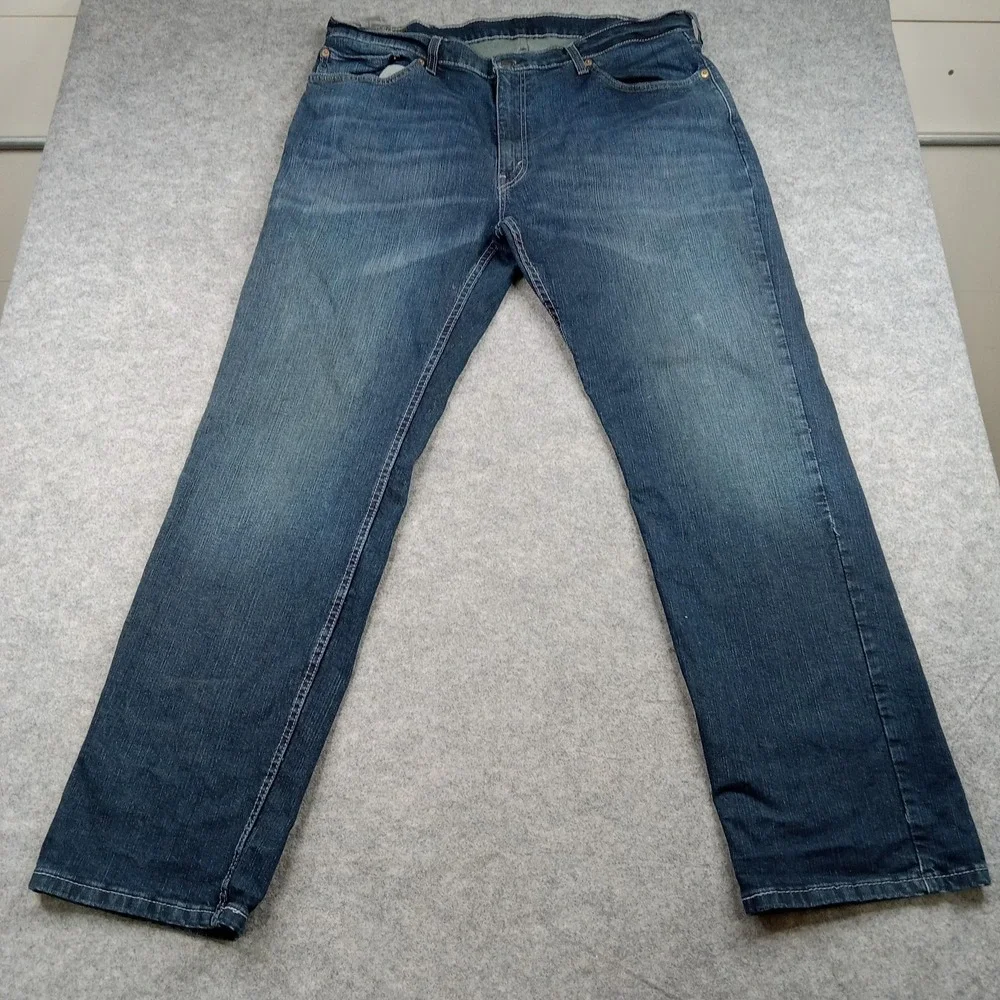 Levi's 559 Jeans Mens 38x32 Blue Relaxed Straight Stretch Denim Zip Fly Mid Rise